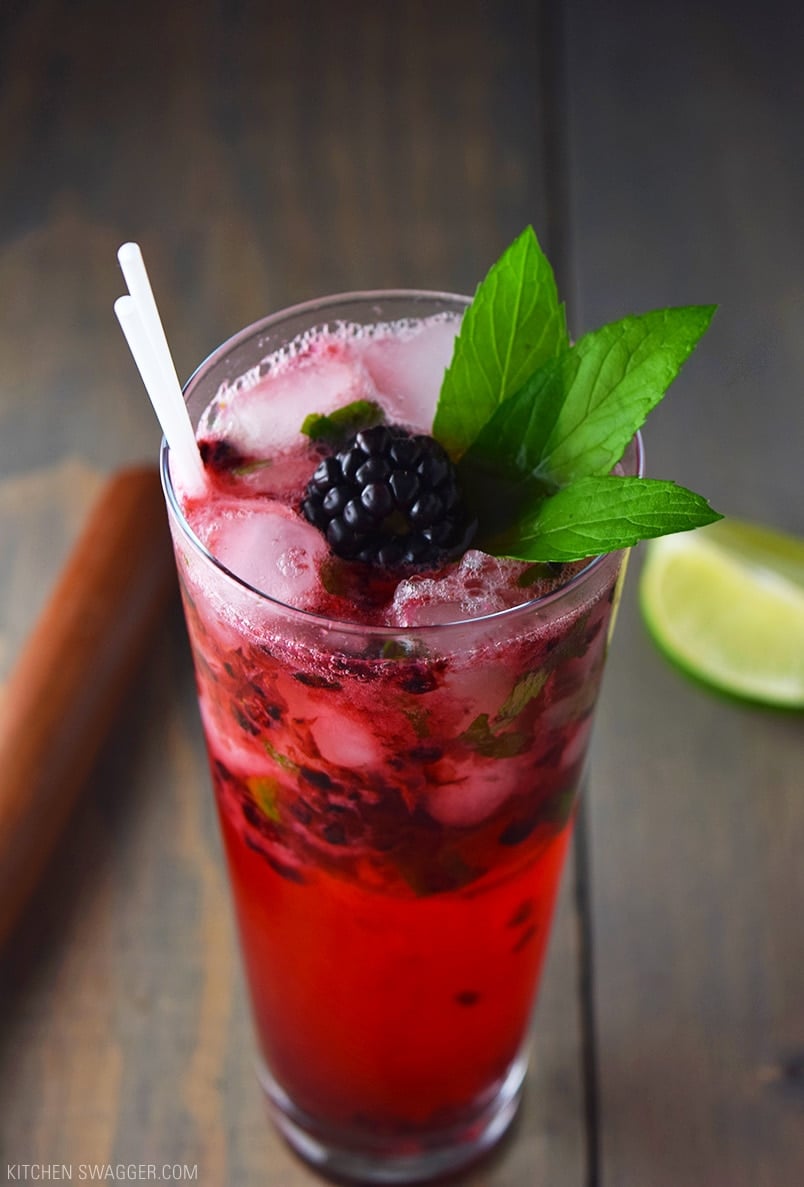 Blackberry Mojito Recipe | Kitchen Swagger