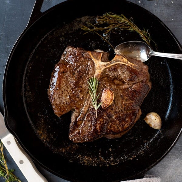 TBone Steak with Garlic and Rosemary Recipe Kitchen Swagger