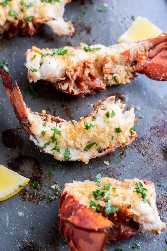 Baked Lobster Tails Recipe Kitchen Swagger