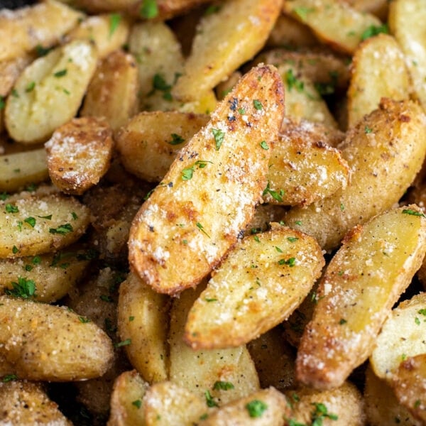 Roasted Fingerling Potatoes With Garlic and Parmesan Recipe - Kitchen