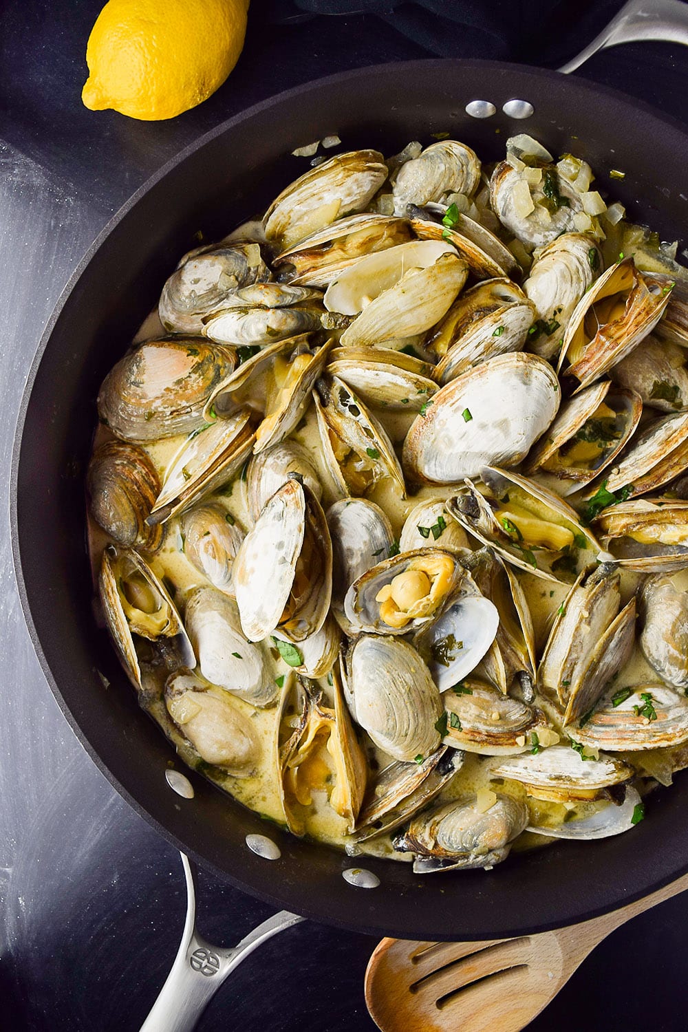 Steamed Clams in Creamy Beer Sauce Recipe Kitchen Swagger